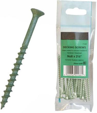 Silverline - DECKING SCREWS 8X2INCH (20) - DISCONTINUED - 673437