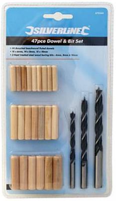 Silverline - 45PCE DOWEL & BIT SET - 675264