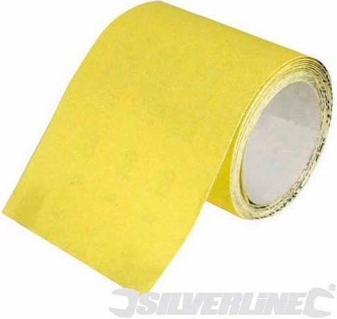 Silverline - DECORATORS ROLL 5M 120 GRIT - 708199