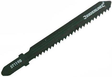 Silverline - 10PKS BAYONET FITTING JIGSAW BLADES (JIG BLADE ST119B) - 718111