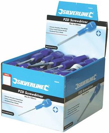 Silverline - PZD DISPLAY BOX (NO.2X38MM) - 793794