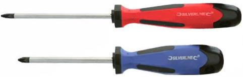 Silverline - SOFT GRIP SCREWDRIVERS (7PCE SCREWDRIVER SET) - 993056