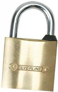 Silverline - BRASS PADLOCK 50MM - MSS04