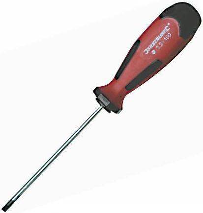 Silverline - SLOTTED PARALLEL-TIP SOFTGRIP HANDLE 3.2X63MM - SD78
