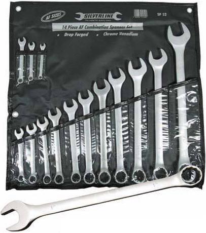 Silverline - 14PCE AF PROFESSIONAL SPANNER SET - SP52