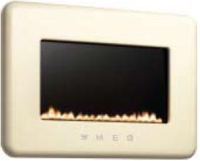 Smeg Cream Retro Flueless Gas Fire - L30FABCR - SOLD-OUT!! 