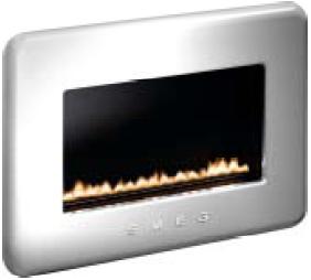 Smeg Silver Retro Flueless LPG Fire - L30FABSIP - SOLD-OUT!! 