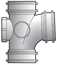 110mm Solvent Soil 92.5deg Access Branch - SS503-OG