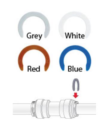 Collet Locking Clip - 10mm Red - CM1810R