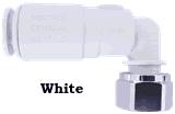 Speedfit Plastic Service Valves angled With Tap Conn White 15mm x 1/2" - 246168