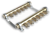 Speedfit 4 Zone Brass Rail Manifold - 246387