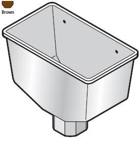 Universal Brown Rainwater Hopper - RHS1-BR