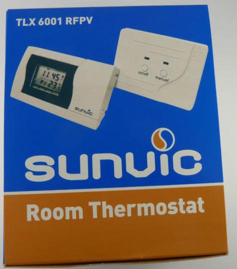 Sunvic RF Programmable Room Thermostat TLXRFPv
