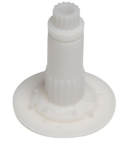 blush faux fur stole