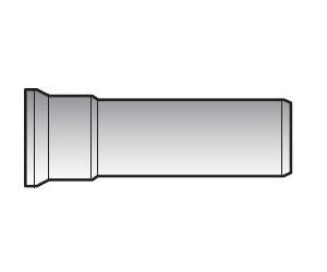 110mm Underground Drainage Pipe Single Socket 1.5m - D143