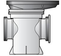 110mm Underground Drainage Back Inlet Bottle Gulley Square Lid - D530