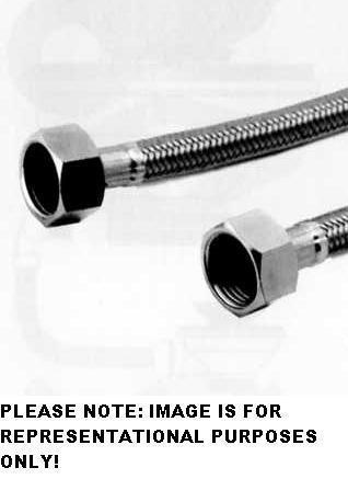 VIVA - 15mm x 15mm Flexible Tap Connector - 500mm - SSH3/A - DISCONTINUED