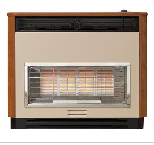 Valor Brava Radiant Electronic Gas Fire Teak - 05347E1 