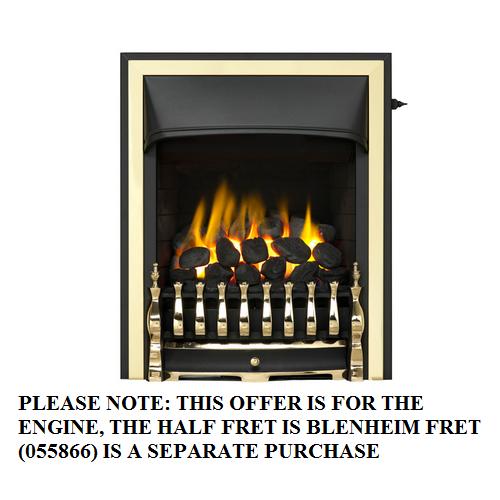 Valor Trueflame FD Convector Half Trim Brass - 0594082 