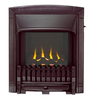 Valor Excelsior Slimline Homeflame Black Nickel - 0596395