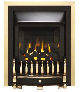 Valor Blenheim Slimline Homeflame Gas Fire Brass - 0596411 - SOLD-OUT!! 