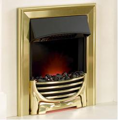 Valor Decadent Electric Fire - Brass - 143236BR