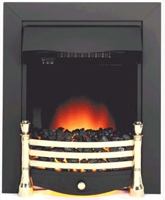 Valor Victorian Electric Fire - Black - 143279BB 