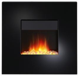 Valor Brooklyn LongLite Electric Fire - Black - 143286