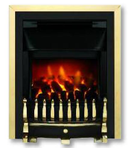 Valor Blenheim Slimline Dimension Black / Brass - 143410BS - DISCONTINUED 