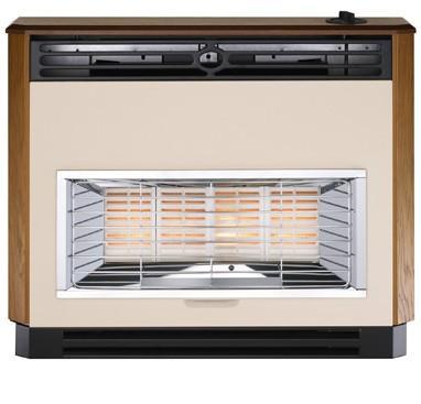 Valor Brava 4 Radiant Oxysafe Mahogany Outset Gas Fires - Manual Control - 103767MY