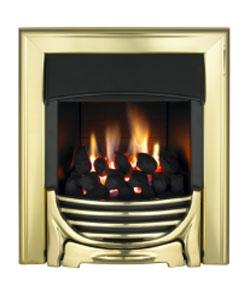 Valor Decadent Balanced Flue (BF) Inset Coal Gas Fire - Brass - 104868BR