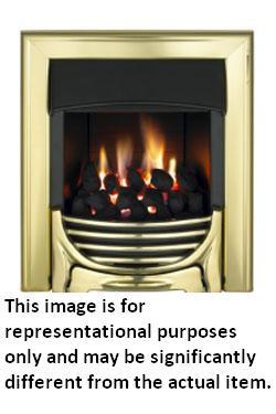 Valor Decadent Slimline C1/2 Inset Coal Gas Fire - Chrome - 104867CH