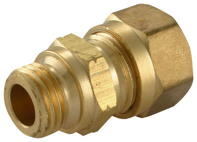 Wade 10mm x 14 x 1.5 Metric Parrallel Male Stud Coupling - WADE-MC110/14M15 