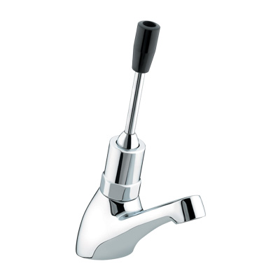 Bristan Self Closing Single Toggle Basin Tap (with flow regulator) - Z L 1/2 C - ZL1/2C