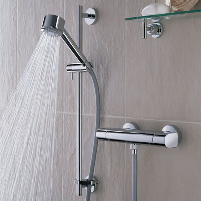 Bristan Aqueous Thermostatic Surface Mtd Bar Shower - AQ SHXSMFF C - AQSHXSMFFC - DISCONTINUED  