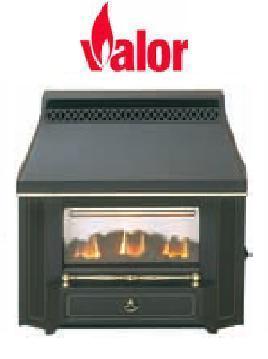 Valor Black Beauty Slimline Oxysafe 2 Outset Gas Fire - Manual Control - 109806