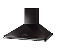 Classic Chimney Hood - Black Chrome Rail 90cm