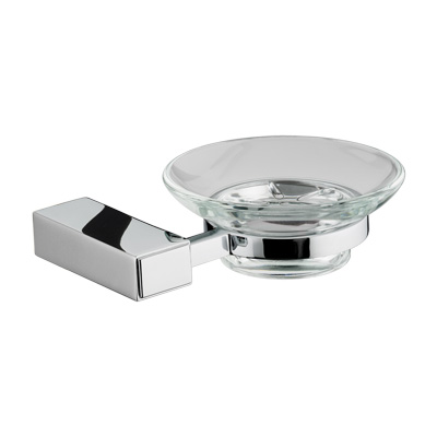 Bristan Chill Wall Mounted Glass Soap Dish Chrome - CL DISH C - CLDISHC - DISCONTINUED 