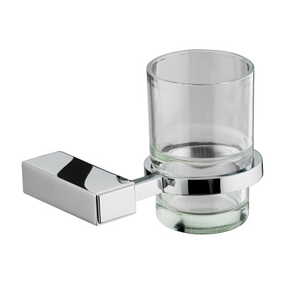 Bristan Chill Wall Mounted Glass Tumbler & Holder Chrome - CL HOLD C - CLHOLDC - DISCONTINUED 