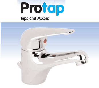 Protap Cosmos Mono Basin S-Lever Mixer - 298028CP - DISCONTINUED