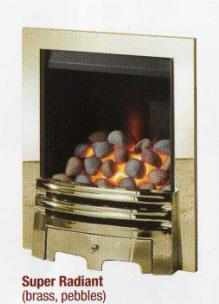 Crystal Fires - Super Radiant (Heatrave) Brass Pebble Manual - 116706