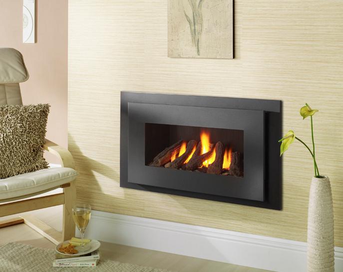 Crystal Fires - Manhattan Trim Black/Chrome - 116769BC