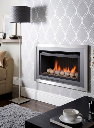 Crystal Fires - Florida HITW Gas Fire Chrome Logs - 116799CP