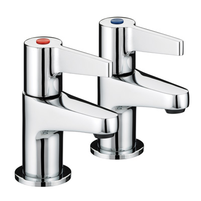 Bristan Design Utility Lever Basin Taps - DUL 1/2 C - DUL1/2C