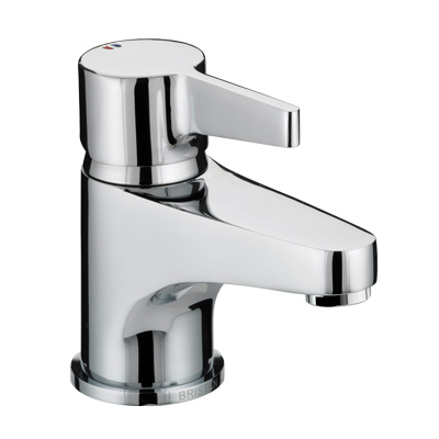 Bristan Design Utility Basin Mixer with Clicker Waste - DUL BAS C - DULBASC