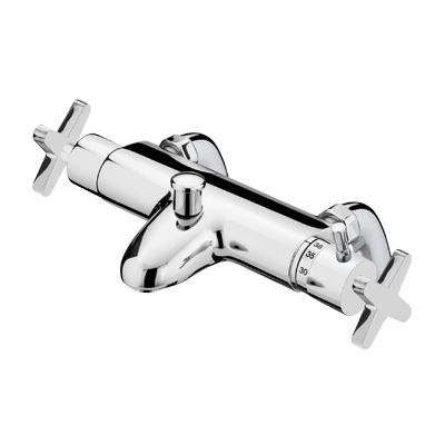 Bristan Design Crosshead Thermostatic Bath Shower Mixer - DUX THBSM C - DUXTHBSMC