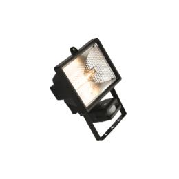 Security Enclosed Halogen Black PIR With Override - FL08A