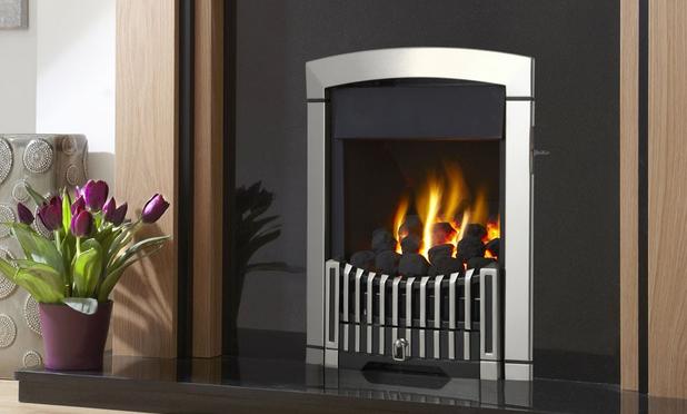 Flavel Rhapsody Plus Gas Fire Slide Silver - FKPC68SN