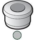 Grey 110mm Ring Soil Pipe Reducer 50mm - SP95-GR