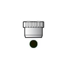 Black 110mm Ring Soil Pipe Screwed Access Cap- SP292-BK